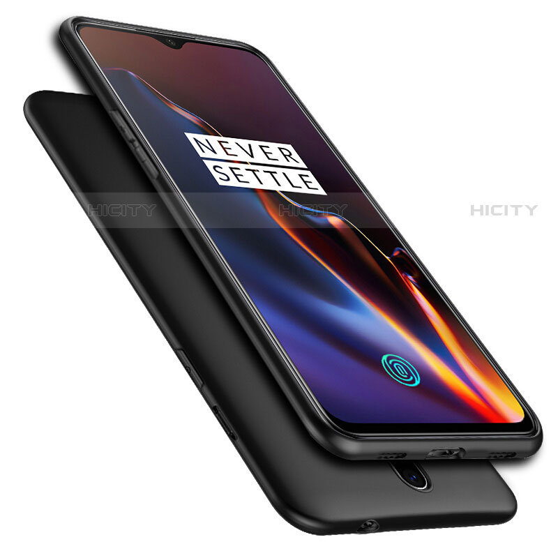 Funda Silicona Ultrafina Goma para OnePlus 7 Negro