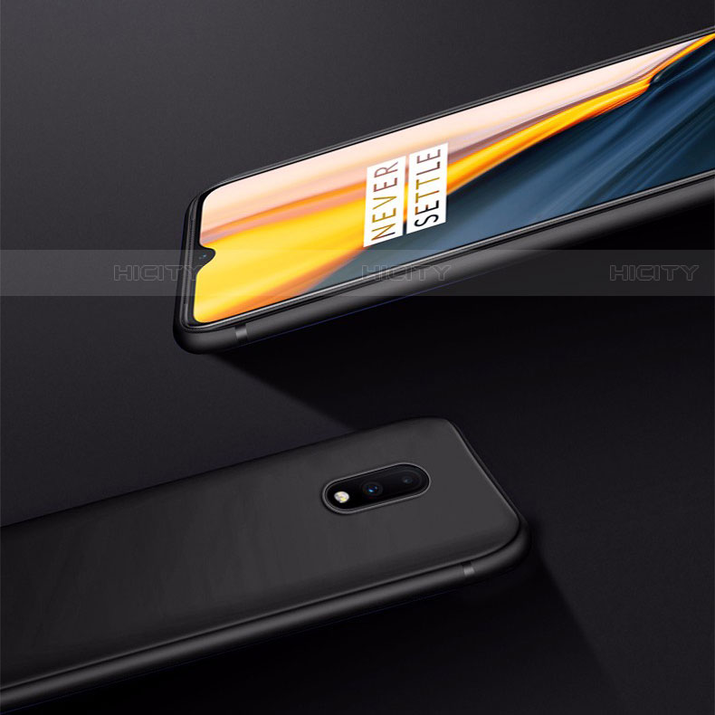 Funda Silicona Ultrafina Goma para OnePlus 7 Negro