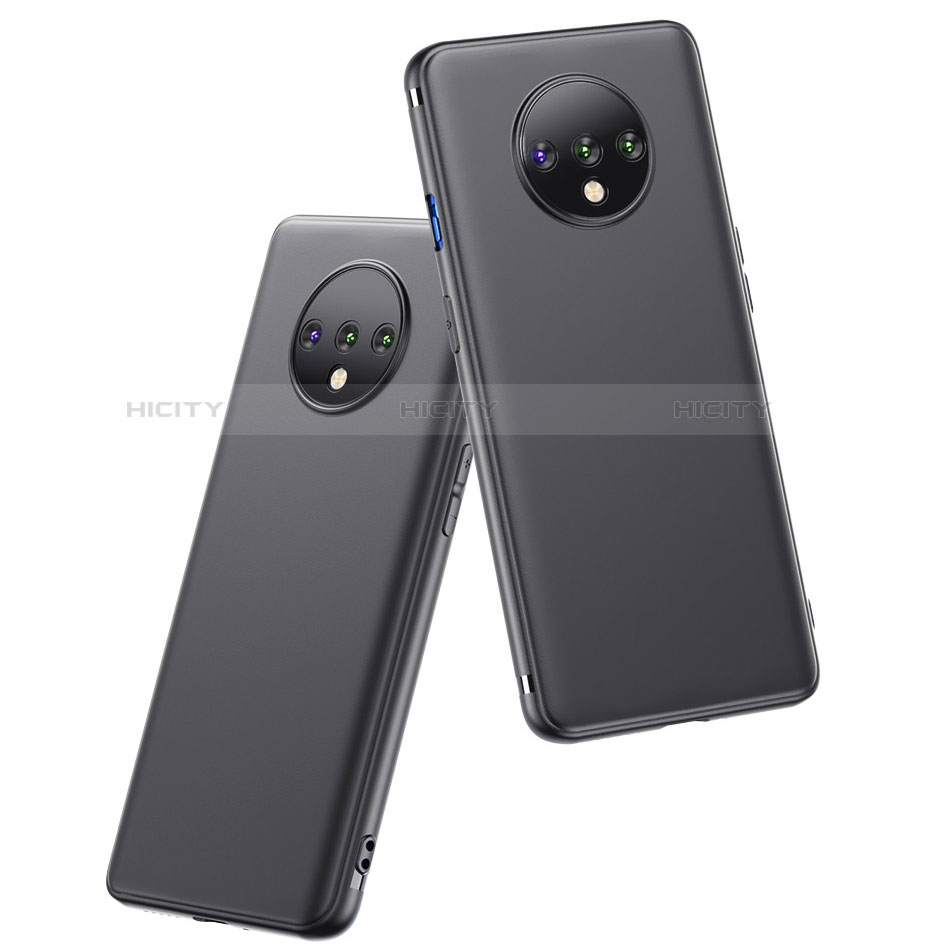 Funda Silicona Ultrafina Goma para OnePlus 7T Negro