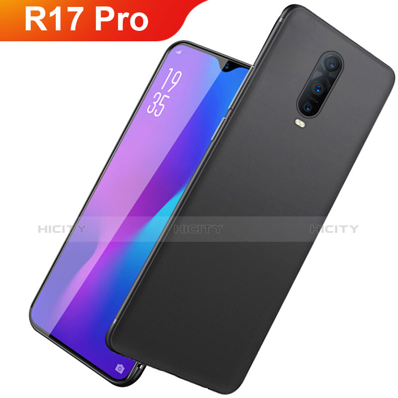 Funda Silicona Ultrafina Goma para Oppo R17 Pro Negro