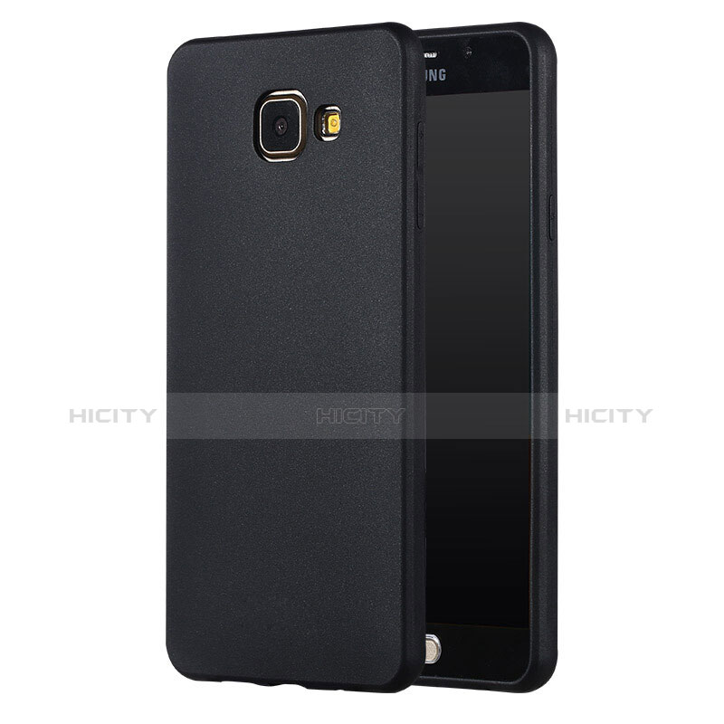 Funda Silicona Ultrafina Goma para Samsung Galaxy A3 (2017) SM-A320F Negro