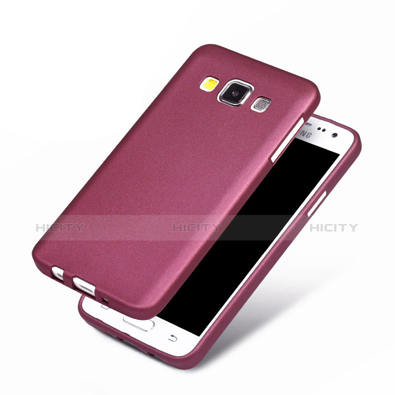 Funda Silicona Ultrafina Goma para Samsung Galaxy A3 Duos SM-A300F Morado