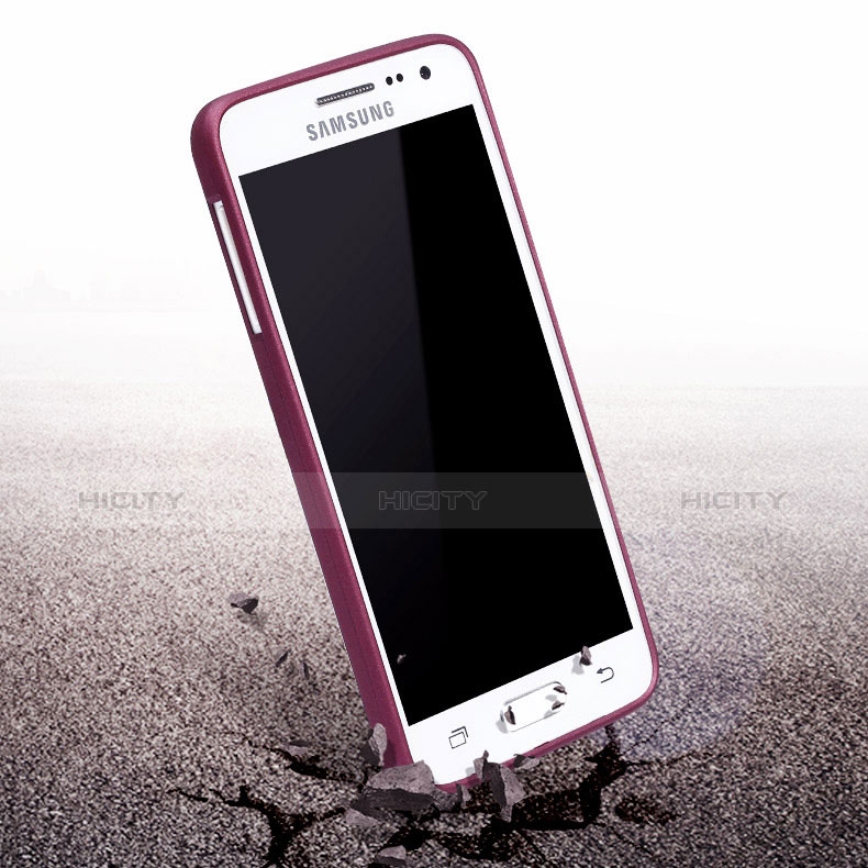 Funda Silicona Ultrafina Goma para Samsung Galaxy A3 SM-300F Morado