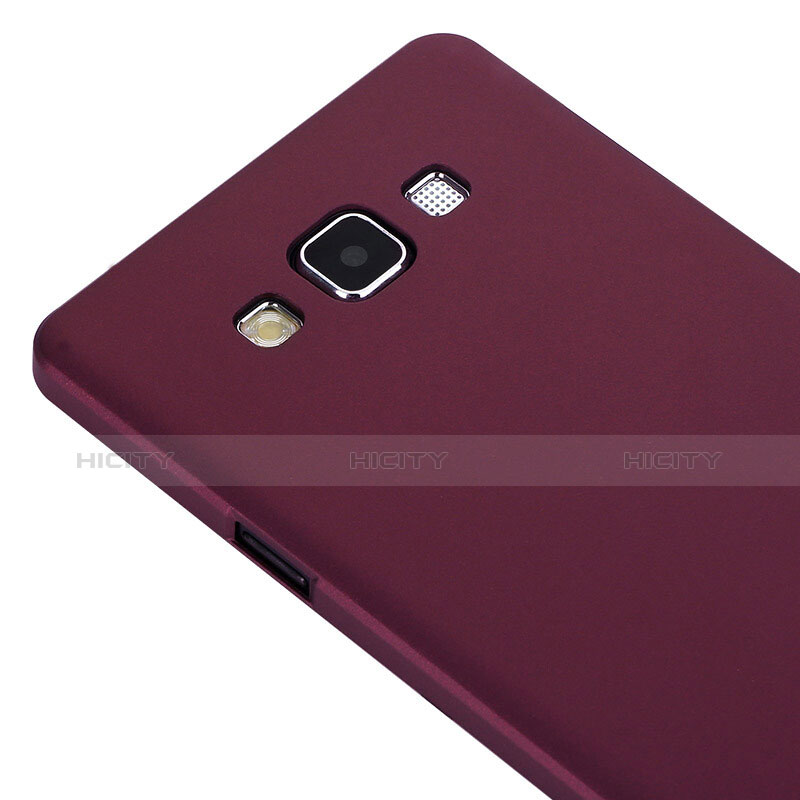 Funda Silicona Ultrafina Goma para Samsung Galaxy A7 SM-A700 Morado