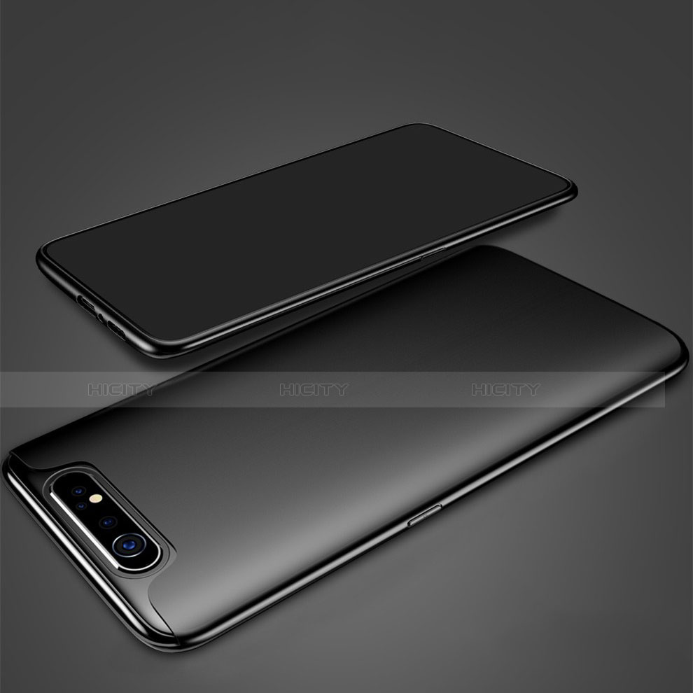 Funda Silicona Ultrafina Goma para Samsung Galaxy A80 Negro