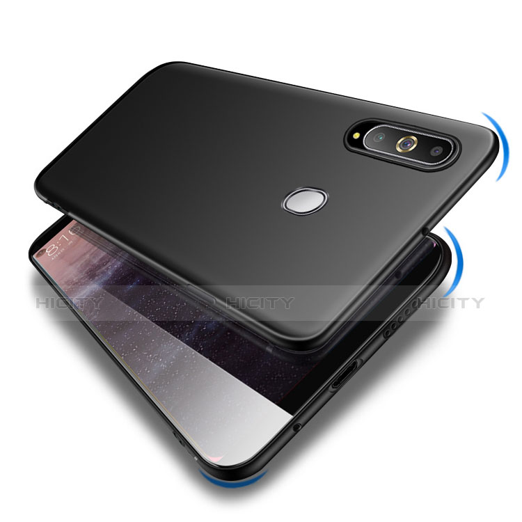 Funda Silicona Ultrafina Goma para Samsung Galaxy A8s SM-G8870 Negro