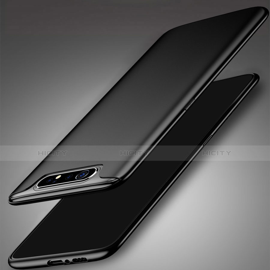 Funda Silicona Ultrafina Goma para Samsung Galaxy A90 4G Negro