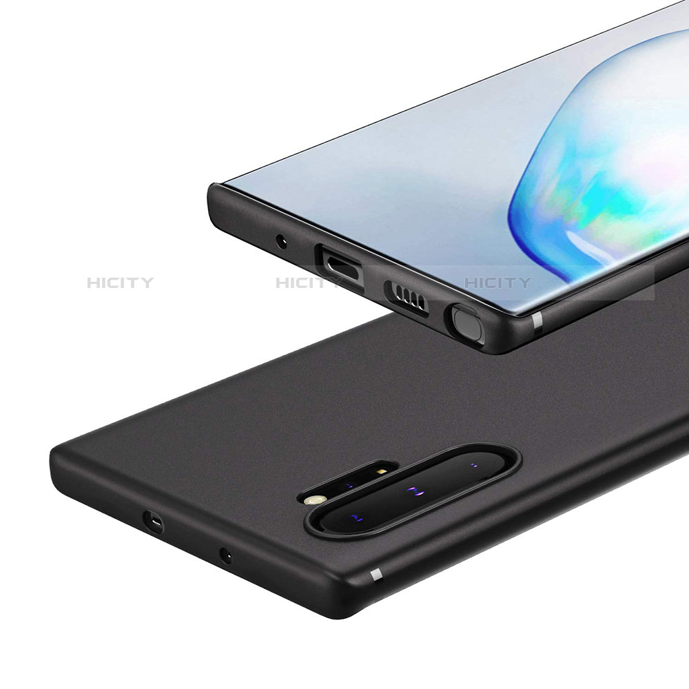 Funda Silicona Ultrafina Goma para Samsung Galaxy Note 10 Plus Negro