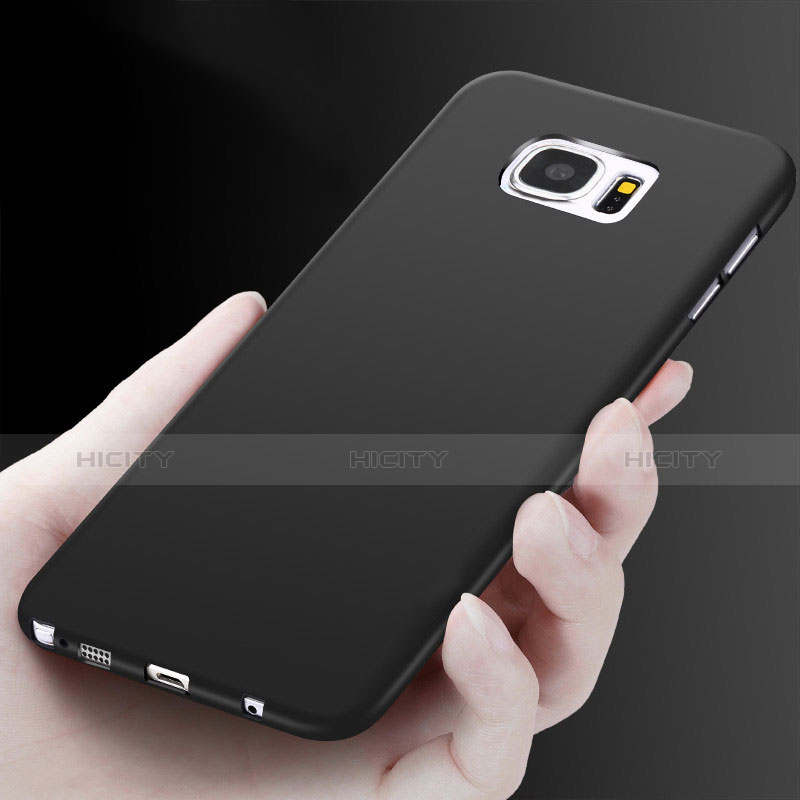 Funda Silicona Ultrafina Goma para Samsung Galaxy Note 5 N9200 N920 N920F Negro