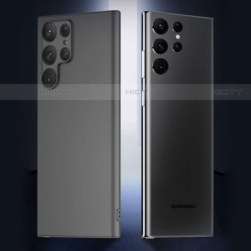 Funda Silicona Ultrafina Goma para Samsung Galaxy S21 Ultra 5G Negro