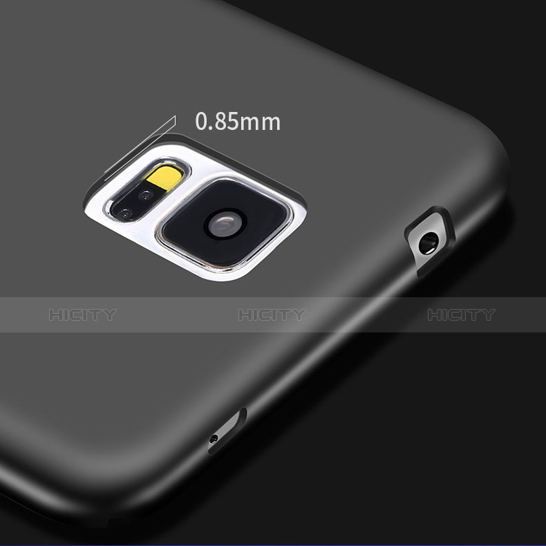 Funda Silicona Ultrafina Goma para Samsung Galaxy S5 G900F G903F Negro