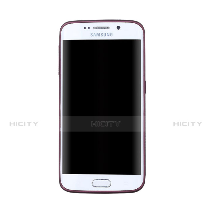 Funda Silicona Ultrafina Goma para Samsung Galaxy S6 Edge+ Plus SM-G928F Morado