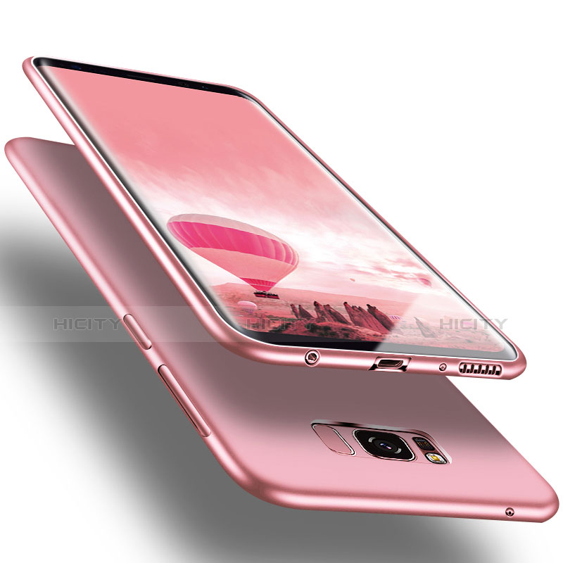 Funda Silicona Ultrafina Goma para Samsung Galaxy S8 Rosa