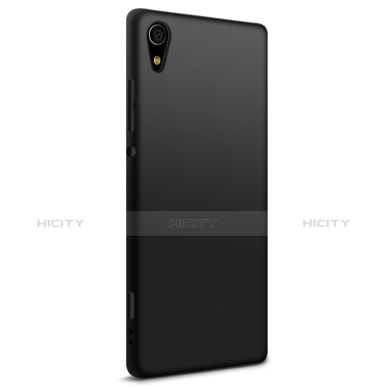 Funda Silicona Ultrafina Goma para Sony Xperia XA1 Ultra Negro