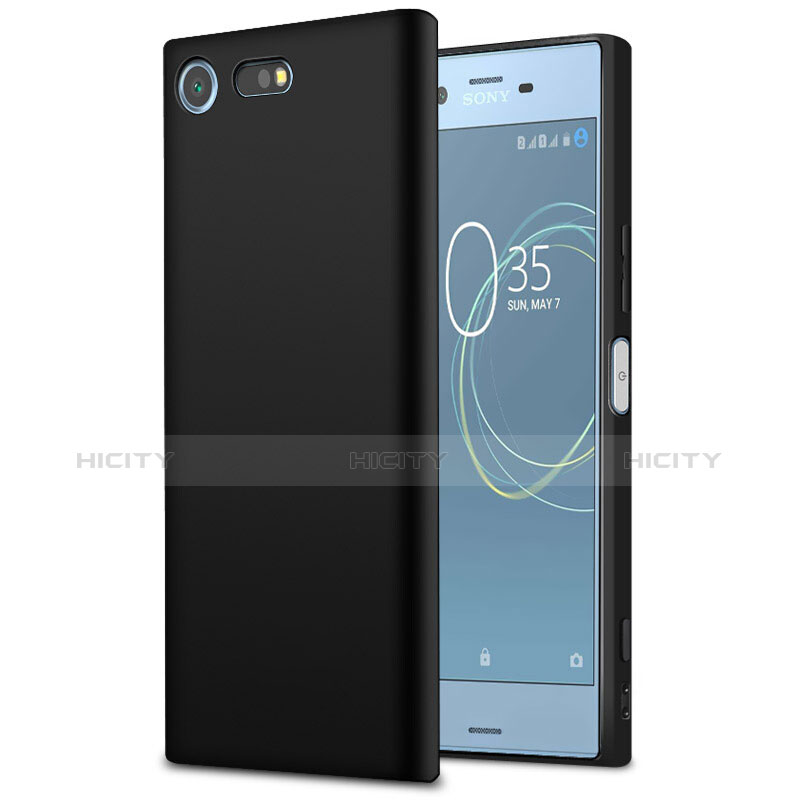 Funda Silicona Ultrafina Goma para Sony Xperia XZ Premium Negro