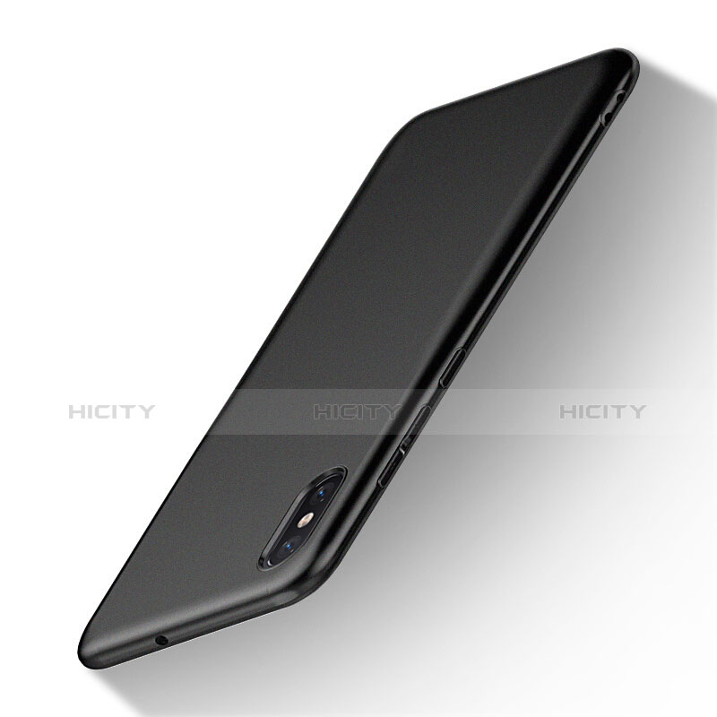 Funda Silicona Ultrafina Goma para Xiaomi Mi 8 Screen Fingerprint Edition Negro