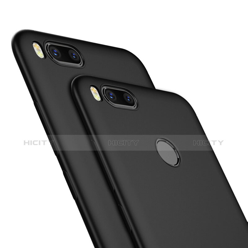 Funda Silicona Ultrafina Goma para Xiaomi Mi A1 Negro