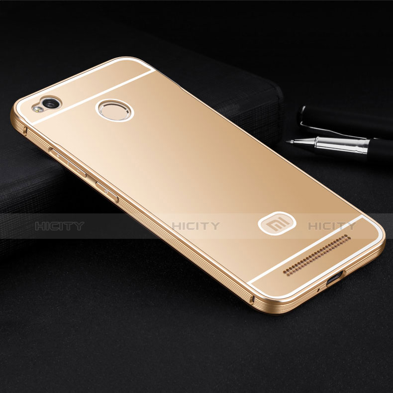 Funda Silicona Ultrafina Goma para Xiaomi Redmi 3 Pro Oro