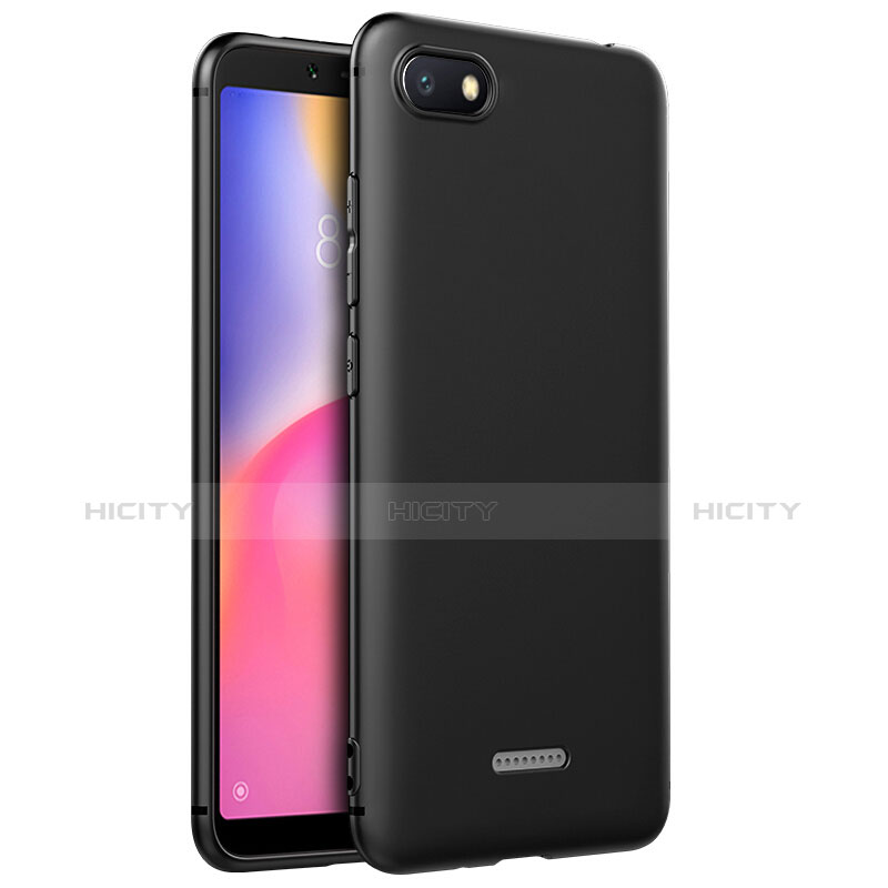 Funda Silicona Ultrafina Goma para Xiaomi Redmi 6A Negro