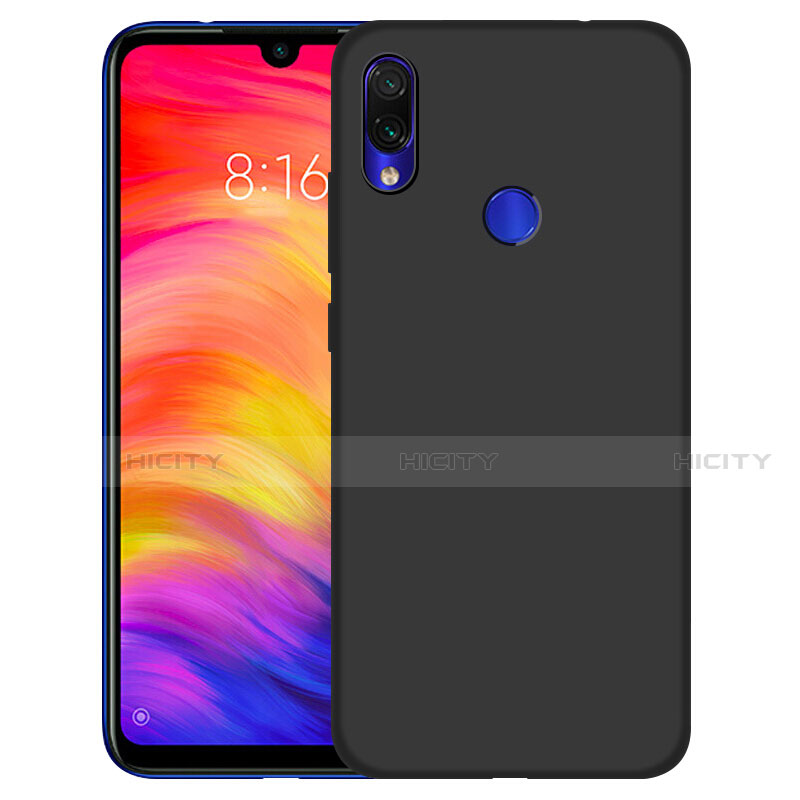 Funda Silicona Ultrafina Goma para Xiaomi Redmi 7 Negro