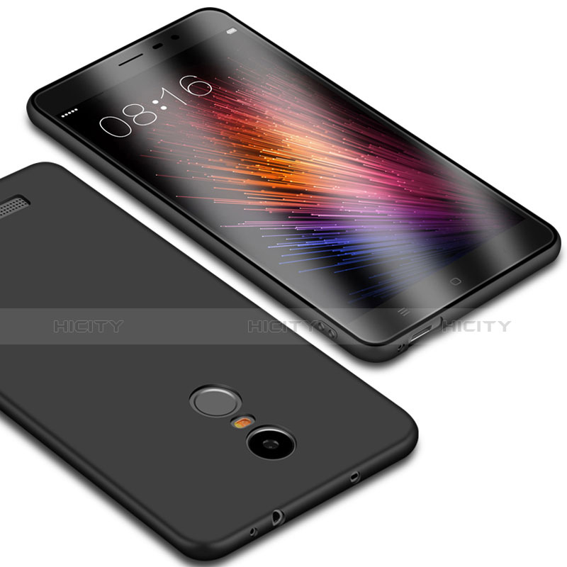 Funda Silicona Ultrafina Goma para Xiaomi Redmi Note 3 Negro