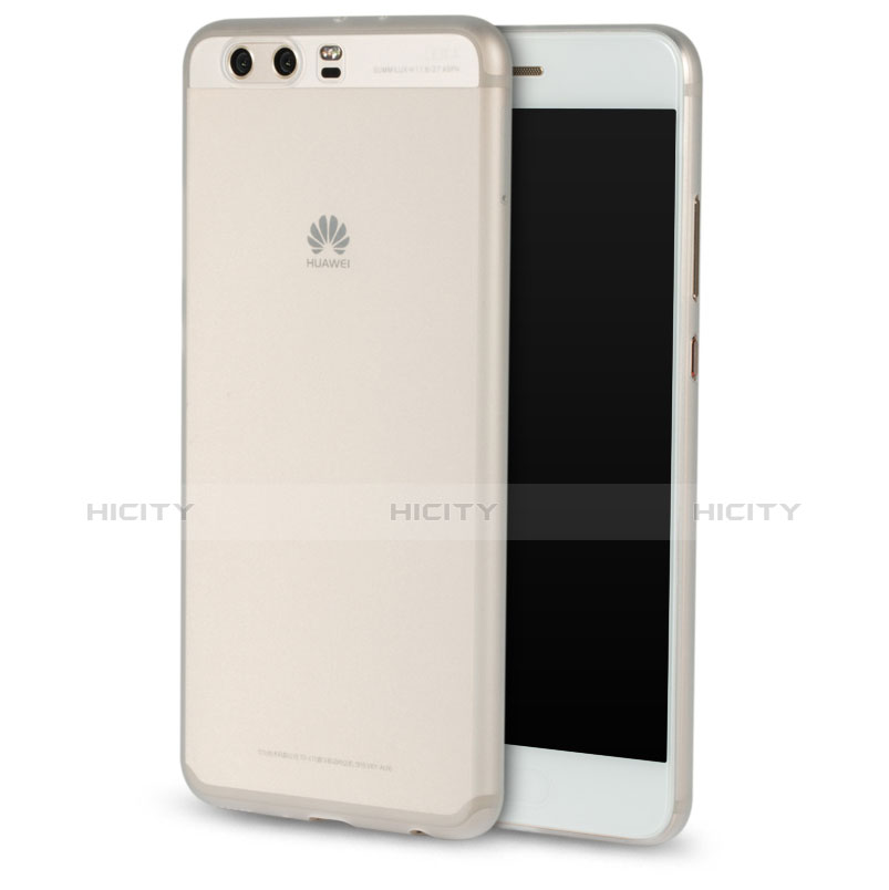 Funda Silicona Ultrafina Goma Q03 para Huawei P10 Blanco