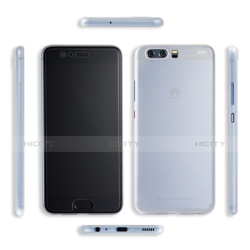 Funda Silicona Ultrafina Goma Q03 para Huawei P10 Blanco