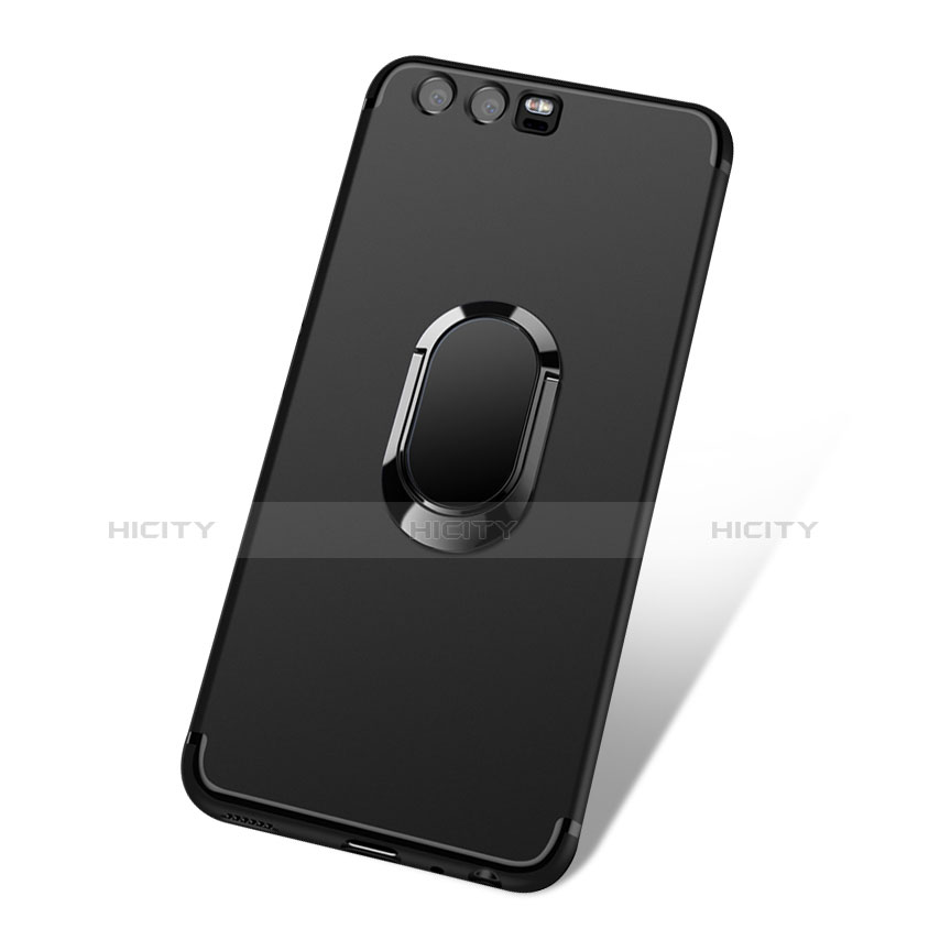 Funda Silicona Ultrafina Goma Q03 para Huawei P10 Plus Negro