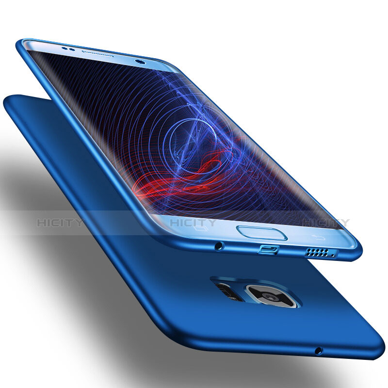 Funda Silicona Ultrafina Goma R06 para Samsung Galaxy S7 Edge G935F Azul