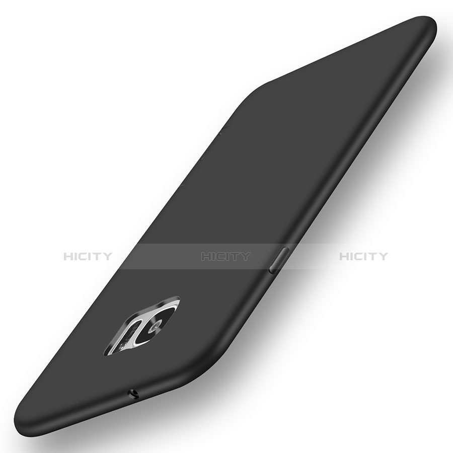 Funda Silicona Ultrafina Goma R06 para Samsung Galaxy S7 Edge G935F Negro