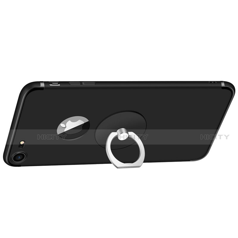Funda Silicona Ultrafina Goma S02 para Apple iPhone SE (2020) Negro