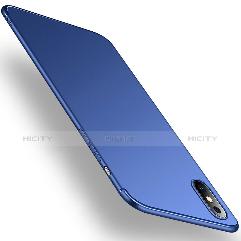 Funda Silicona Ultrafina Goma S02 para Apple iPhone X Azul