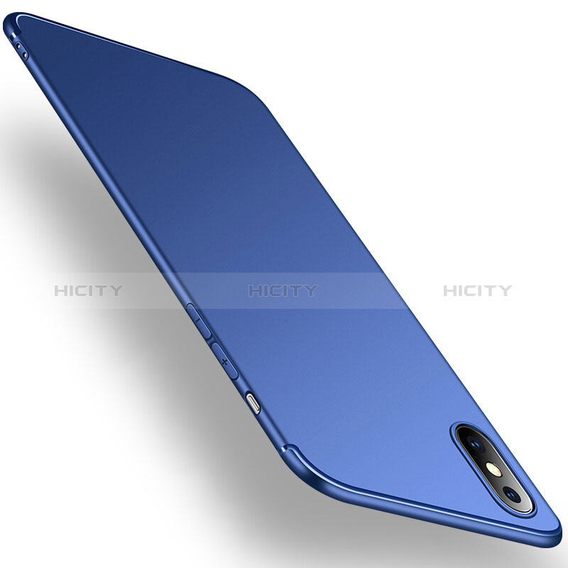 Funda Silicona Ultrafina Goma S02 para Apple iPhone Xs Max Azul