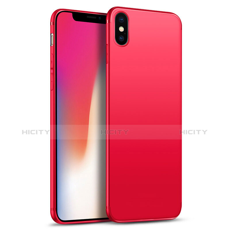 Funda Silicona Ultrafina Goma S02 para Apple iPhone Xs Rojo