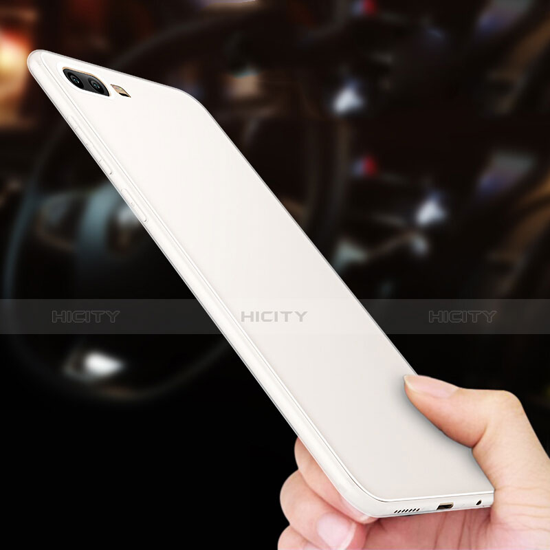 Funda Silicona Ultrafina Goma S02 para Huawei Honor 9 Premium Blanco