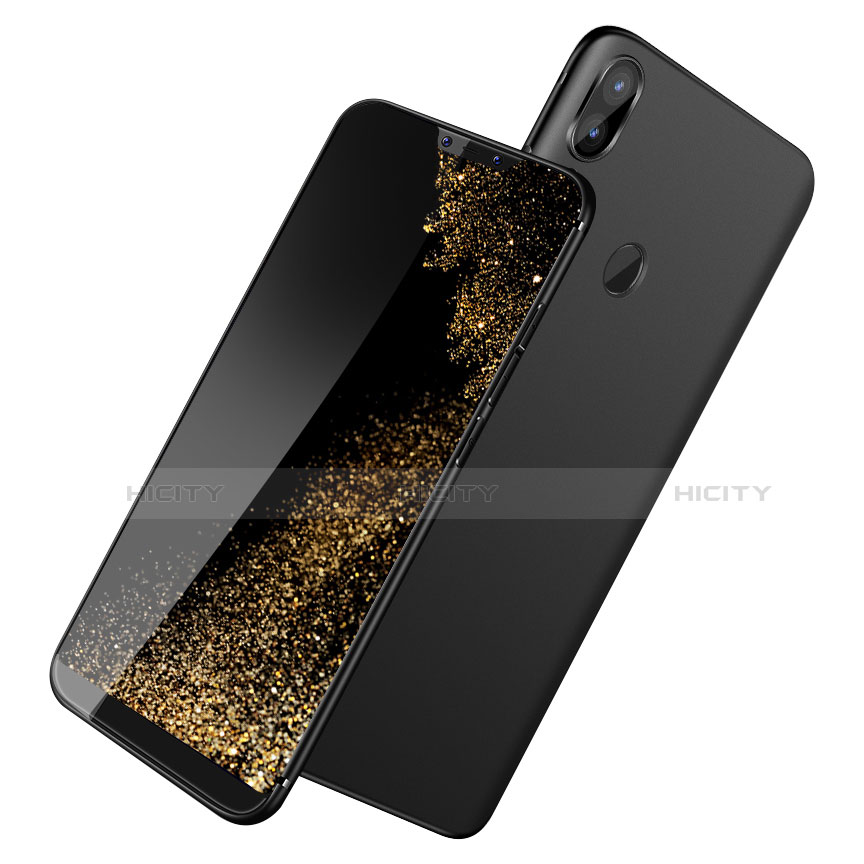 Funda Silicona Ultrafina Goma S02 para Huawei Honor V10 Lite Negro