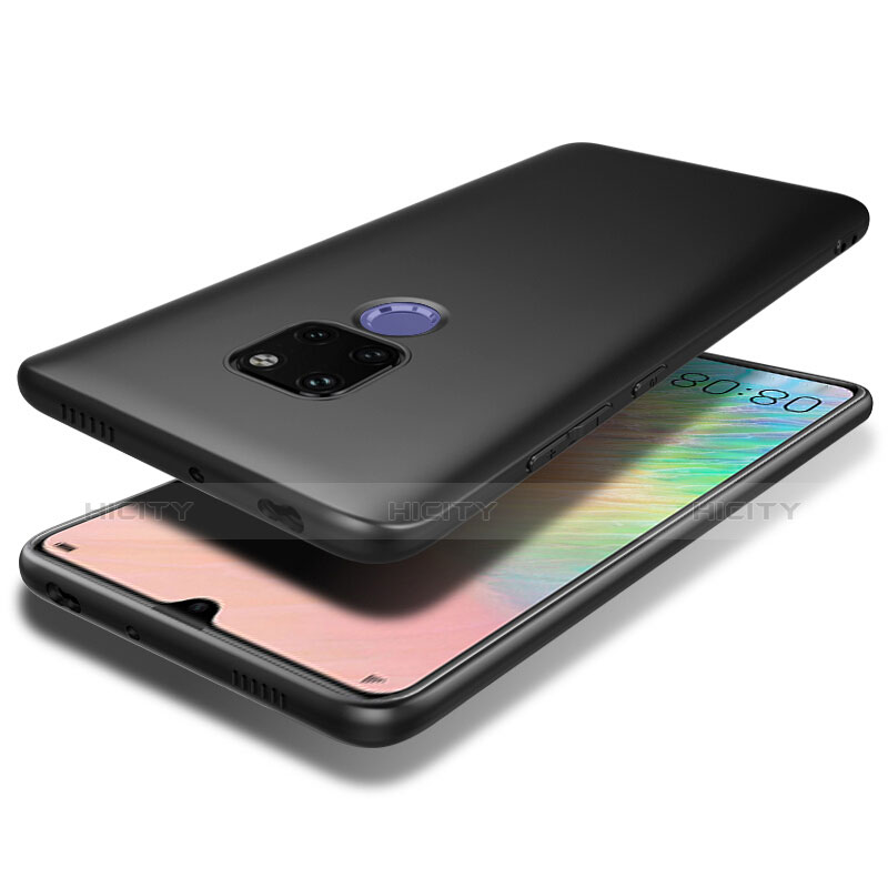 Funda Silicona Ultrafina Goma S02 para Huawei Mate 20 X Negro