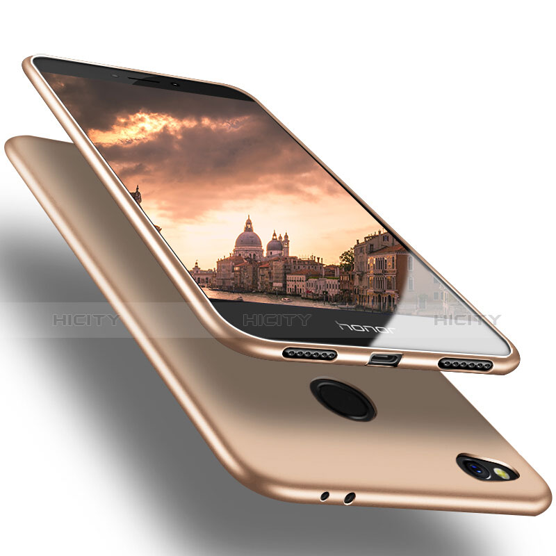 Funda Silicona Ultrafina Goma S02 para Huawei Nova Lite Oro