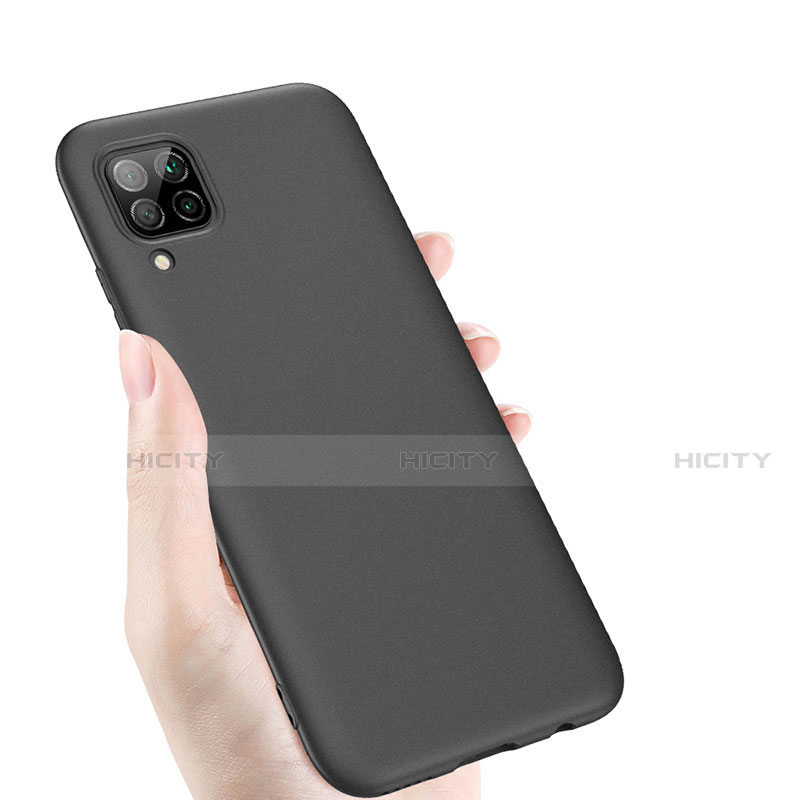 Funda Silicona Ultrafina Goma S02 para Huawei P40 Lite Negro