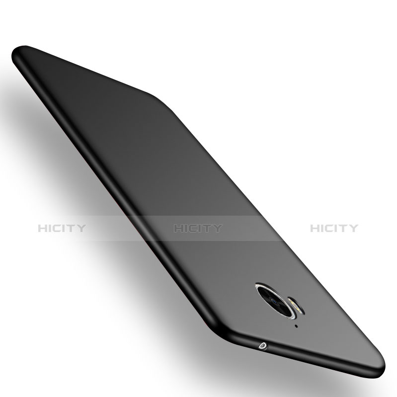 Funda Silicona Ultrafina Goma S02 para Huawei Y5 (2017) Negro