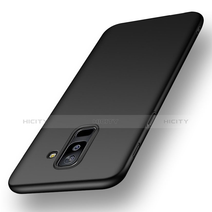 Funda Silicona Ultrafina Goma S02 para Samsung Galaxy A6 Plus (2018) Negro