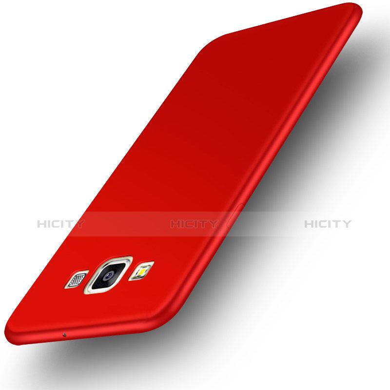 Funda Silicona Ultrafina Goma S02 para Samsung Galaxy A7 SM-A700 Rojo