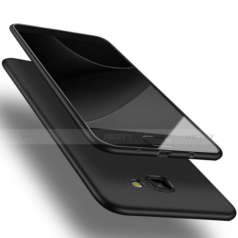 Funda Silicona Ultrafina Goma S02 para Samsung Galaxy On7 (2016) G6100 Negro