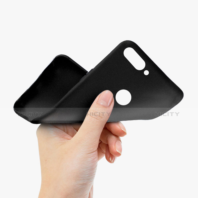 Funda Silicona Ultrafina Goma S02 para Xiaomi Mi 8 Lite Negro