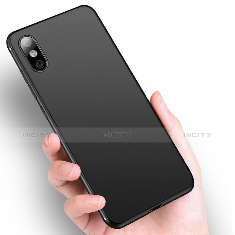 Funda Silicona Ultrafina Goma S02 para Xiaomi Mi 8 Screen Fingerprint Edition Negro