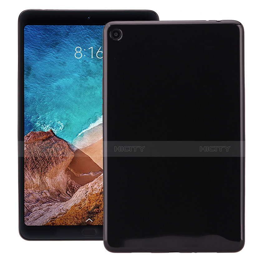 Funda Silicona Ultrafina Goma S02 para Xiaomi Mi Pad 4 Negro