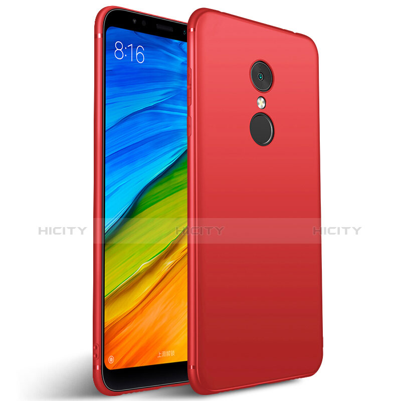 Funda Silicona Ultrafina Goma S02 para Xiaomi Redmi 5 Rojo