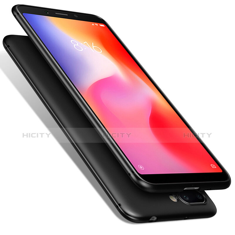 Funda Silicona Ultrafina Goma S02 para Xiaomi Redmi 6 Negro
