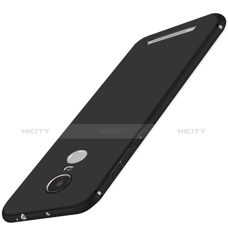 Funda Silicona Ultrafina Goma S02 para Xiaomi Redmi Note 3 Pro Negro