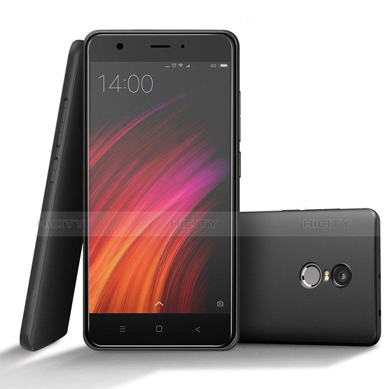 Funda Silicona Ultrafina Goma S02 para Xiaomi Redmi Note 4X High Edition Negro